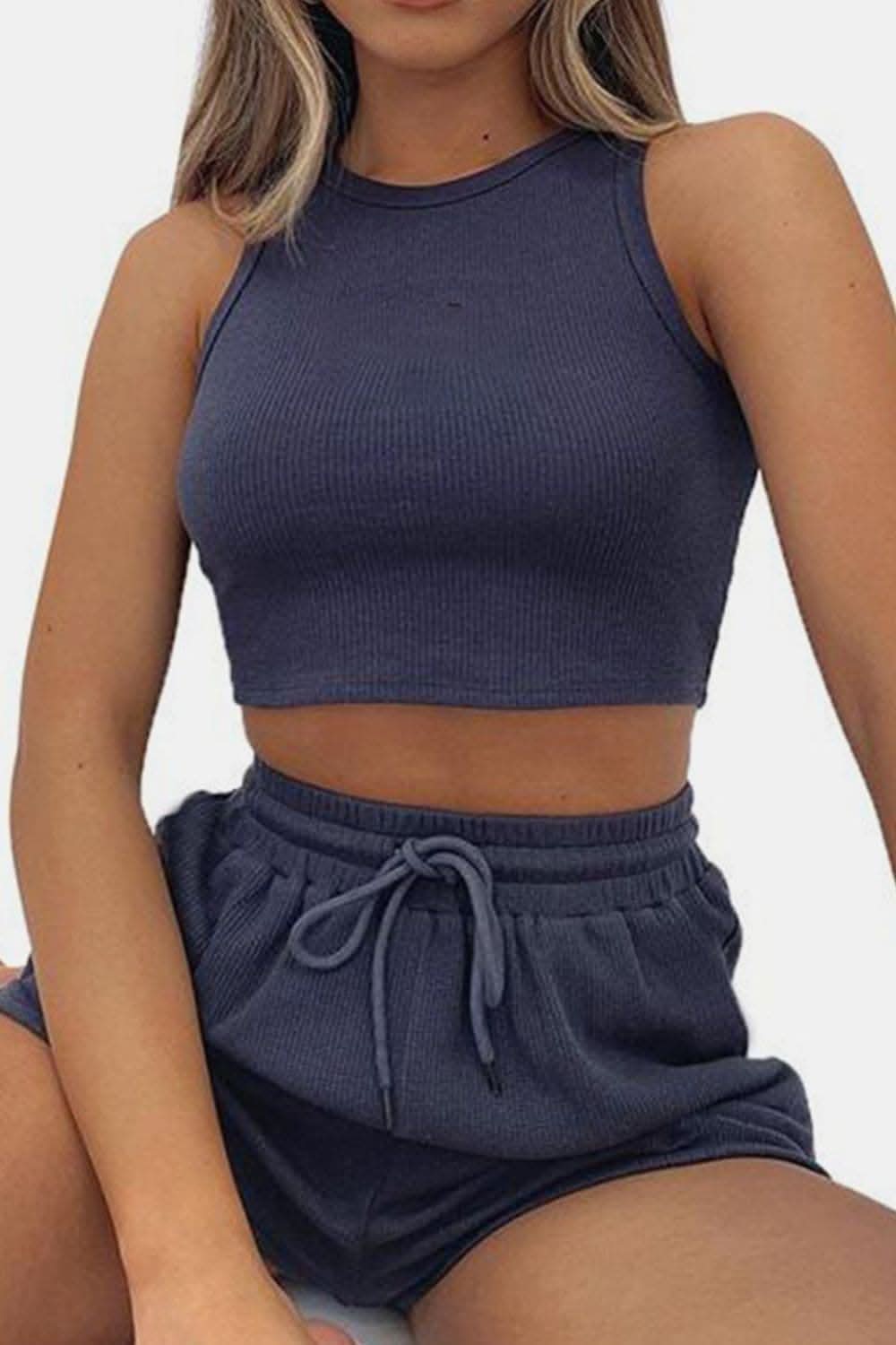 Stylish Top & Shorts Set - Love Salve